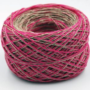 Stickad disktrasa i lin 810-012 ceris/natur