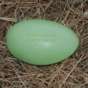 Tvål, Gåsägg, doft av citrongräs.
