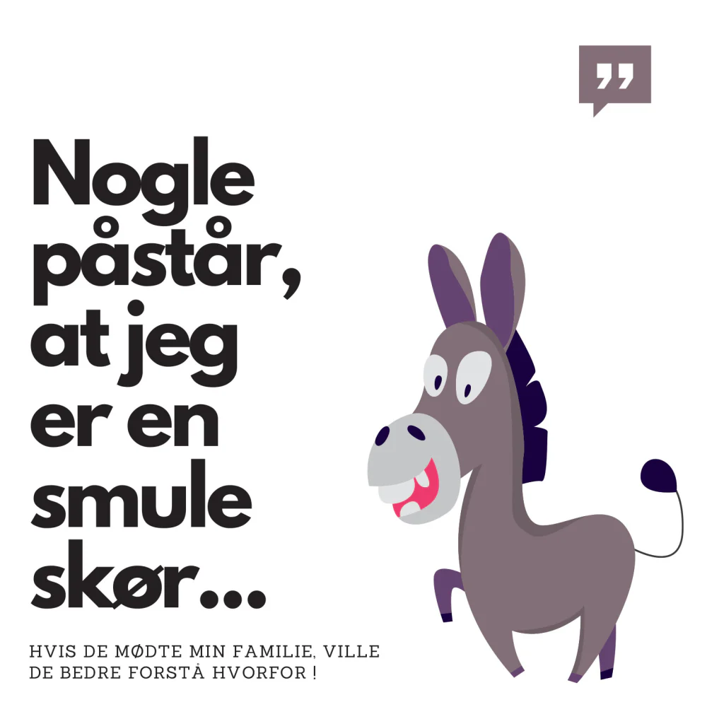 Min galna familj - Kylskåpsmagnet 8x8 cm