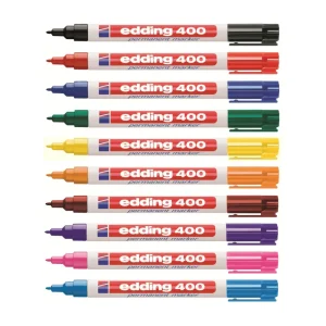 Edding 400 Permanent Marker (10 st), MIX 1 mm