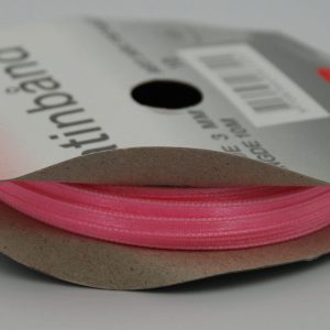 Rosa satinband  3mm