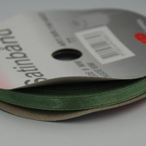 Grön satinband  6mm